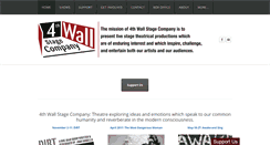 Desktop Screenshot of 4thwallstagecompany.org