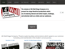 Tablet Screenshot of 4thwallstagecompany.org